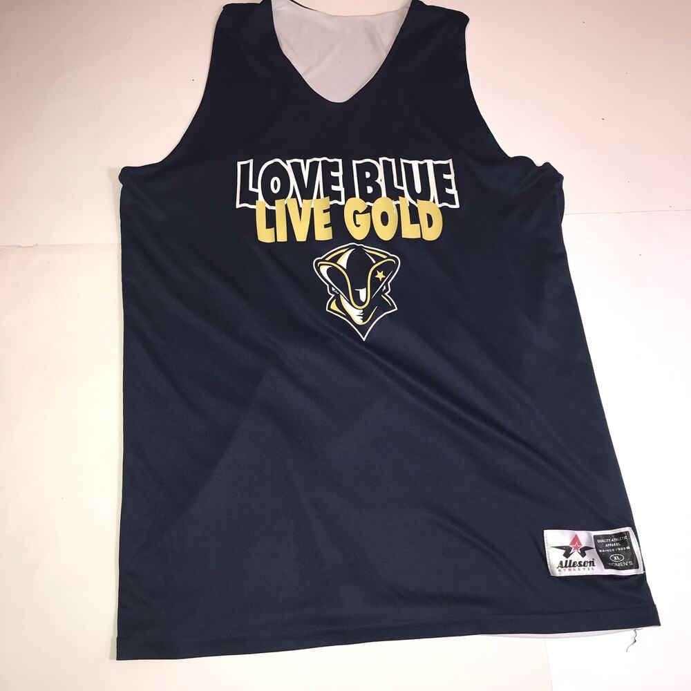 ALLESON ATHLETIC Tank Top Women's XL Blue & Gold